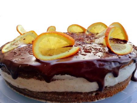 Orangen Schoko Torte